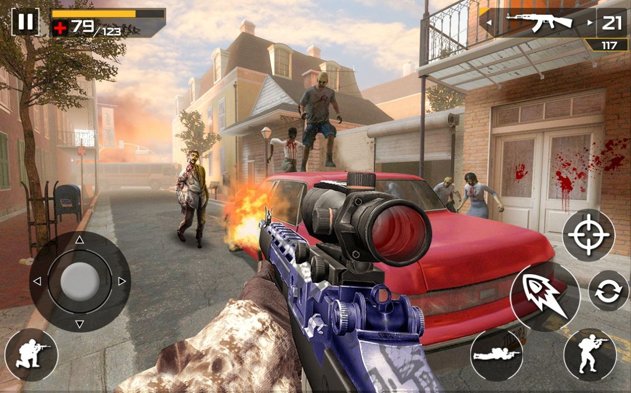 狙击手射击丧尸(SniperZombieShooter)手机游戏 游戏截图
